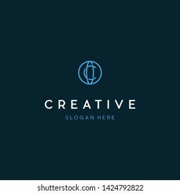 Letter C Science Creative Technology Logo