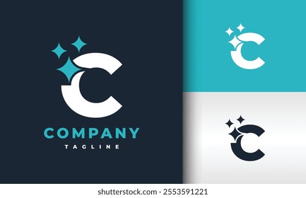 The Letter C Shine Logo