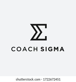 Letter C Sigma Logo / Sigma Vector