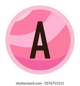 Letter C in Soft Pink: A Love-Filled Valentine’s Day Bubble Font for Sweet Graphics and Design