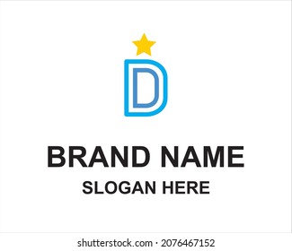letter c and star logo vector design illustration for your business identity template,creative company,beautiful company logo idea  shape simple,navigation,administrative,industrial,export and import