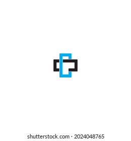
letra c símbolo de maleta simple vector