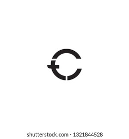 Letter C and T Logo Design