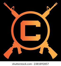 taktisches Logo-Design von Buchstabe c