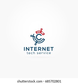 Letter C Technology logo