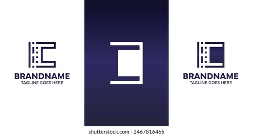 Letter C Technology Logo, suitable for business with C initial