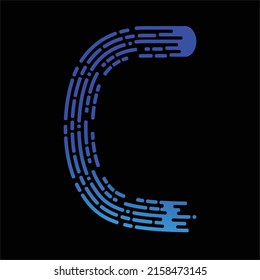 Letter C textured font vector illustration | Letters with texture for digital ,screen printing ,print tee shirt, web, packaging, poster, mug, tote bag, advertising,
 merchandise and other uses.