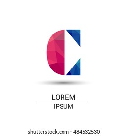 Letter C that can be used as initial logo