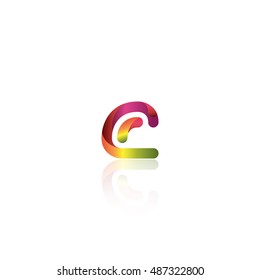 Letter C that can be used as initial logo