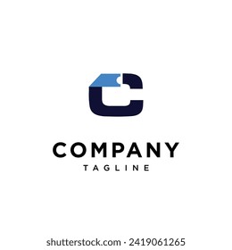 
Letter C Ticket logo icon vector template.eps