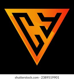 Letter C Triangle Logo Design