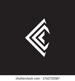 letter c unique logo vector