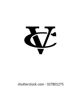 Letter C And V Monogram Logo