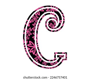 Letter C, Valentine Alphabet Monogram
Sublimation vector design file, for mug, t-shirt, vase, pillow case. etc