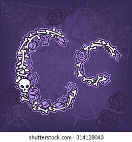 Letter C vector alphabet. ABC concept type as logo. Typography design.