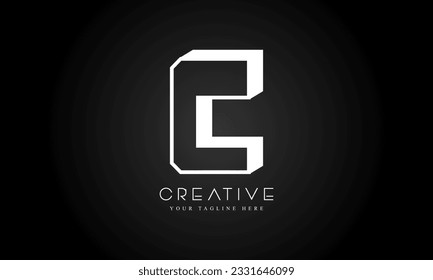 letter C vector illustration template