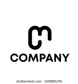 letter C vector logo sign template