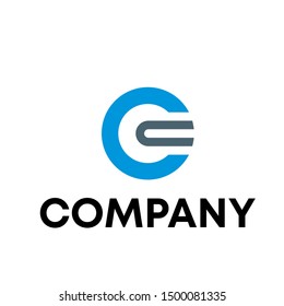 letter C vector logo sign template