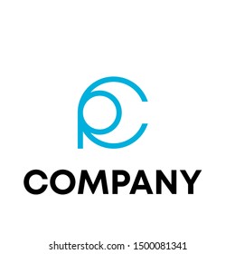 letter C vector logo sign template