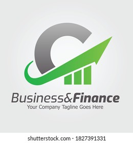 Letter C vector logo template, Colorful Letter C logo, Financial Company Logo, Financial Institute Advisors Logo Design Template Vector Icon