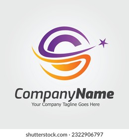 Letter C vector logo template, Colorful Letter C logo, Financial Company Logo, Financial Institute Advisors Logo Design Template Vector Icon
