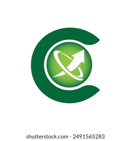 Letter C vector logo template, Colorful Letter C logo, Financial Company Logo, Financial Institute Advisors Logo Design Template Vector Icon