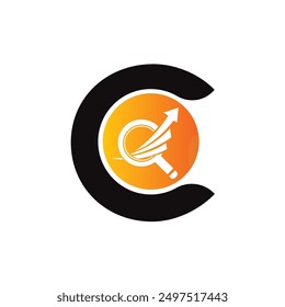 Letter C vector logo template, Colorful Letter C logo, Financial Company Logo, Financial Institute Advisors Logo Design Template Vector Icon