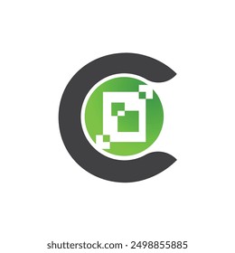 Letter C vector logo template, Colorful Letter C logo, Financial Company Logo, Financial Institute Advisors Logo Design Template Vector Icon
