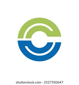 Letra C Vector Logo Plantilla Diseño de ilustración