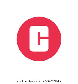 Letter C vector, logo. Useful as branding symbol, corporate identity, alphabet element, icon, clip art, and illustration.