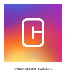 Letter C vector, logo. Useful as branding symbol, corporate identity, alphabet element, icon, clip art, and illustration.