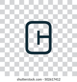 Letter C vector, logo. Useful as branding symbol, corporate identity, alphabet element, icon, clip art, and illustration.