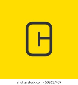 Letter C vector, logo. Useful as branding symbol, corporate identity, alphabet element, icon, clip art, and illustration.