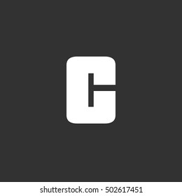 Letter C vector, logo. Useful as branding symbol, corporate identity, alphabet element, icon, clip art, and illustration.