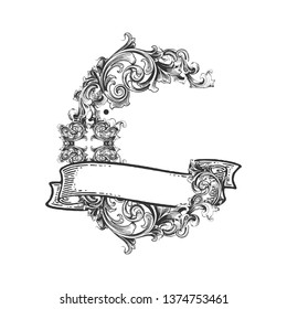 Letter C Victorian