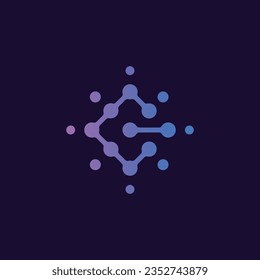 Letter C Wave Logo Design, Modern Logo Designs Vector Illustration Template Free Vector