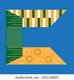 Letter C For Web or Background