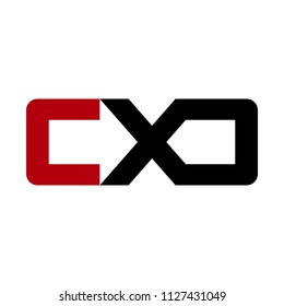 letter C X and O vector logo.