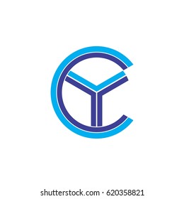 letter c and y logo