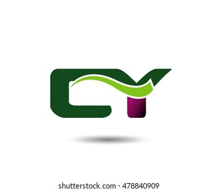 Letter C and Y monogram logo
