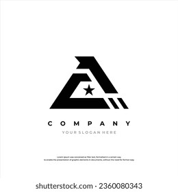Letter C1 CA AC logo Design Creative Design Logo