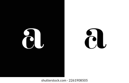 vector de diseño del logotipo del alfabeto de la letra CA. Las iniciales de la letra C y el diseño del logotipo A en un estilo mínimo son adecuadas para un logotipo de nombre abreviado.