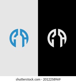 letter CA logo design concept