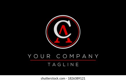 Letter CA Logo Design, Creative Modern Icon AC C A