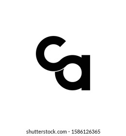 Letter Ca Logo Monogram Ca Icon Stock Vector (Royalty Free) 1586126365 ...