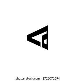 Letra CA Nuevo vector de logotipos