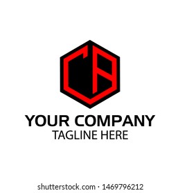Letter CA stock logo, CA initial., flat design. CA monogram