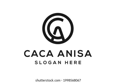 Plantillas de logotipo vectorial de CA