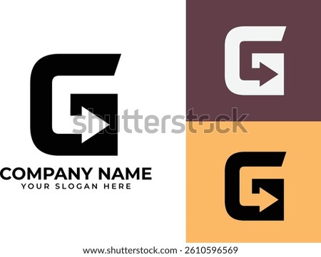 letter c,a,b,e,g,d,r,p arrow, double arrow, exchange, recycle icon with vector