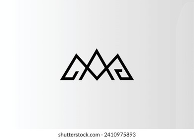 Diseño de iconos vectoriales con logotipo CAG.